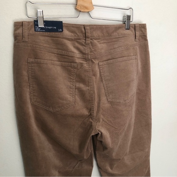 NWT Talbots Flawless High Waist Straight Leg Corduroys - Picture 12 of 13